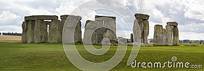 Stonehenge a ring of standing stones, is a prehistoric monument in Wiltshire, England, Editorial Stock Photo
