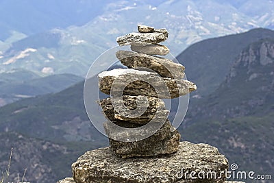 Stones in balance Stock Photo