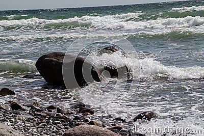 Stones in the baltic sea Stock Photo