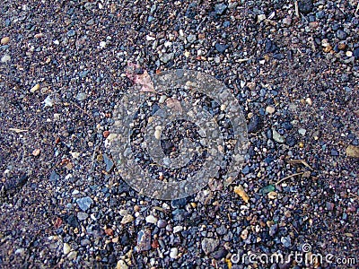 Stones In The Sand Stock Photo