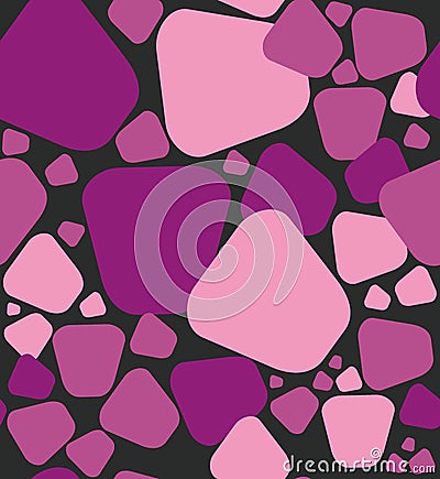 Stones a seamless pattern Vector Illustration