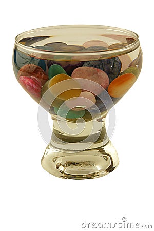 Stones, semiprecious, polished Stock Photo