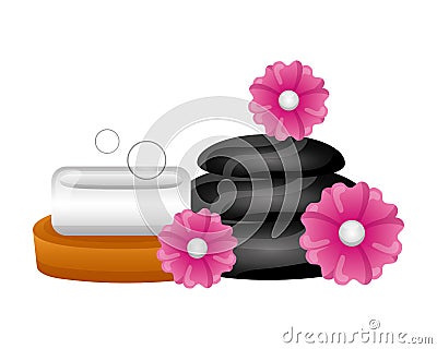 Spa treatment therapy Vector Illustration