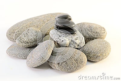 Stones stack Stock Photo