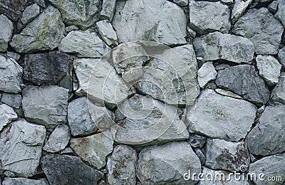 Stones wall Stock Photo