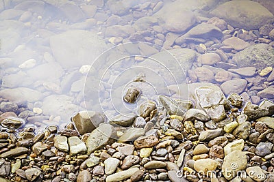 Stones and water surface Stock Photo
