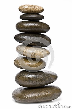 Stones in zen balance. Stock Photo