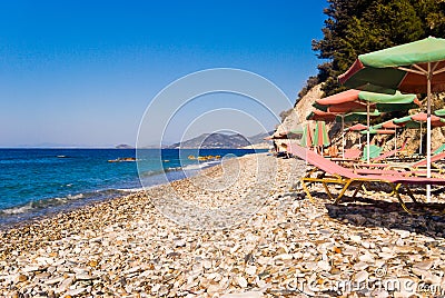 Stony Beach Stock Photo