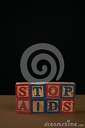 Stop AIDS Stock Photo