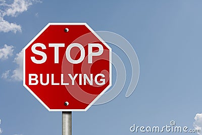 Stop Bullying Stock Photo