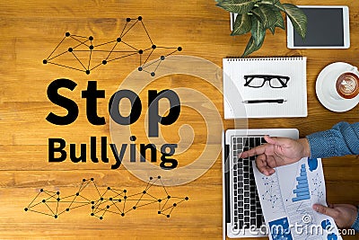 Stop Bullying Stock Photo