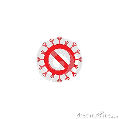 stop Coronavirus, covid-19 global pandemic vector template Vector Illustration