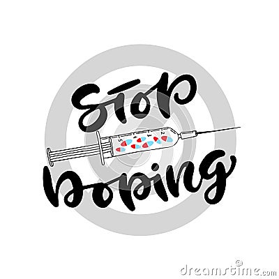 Stop Doping icon. Anti-drug concept. Vector banner or poster. Vector Illustration