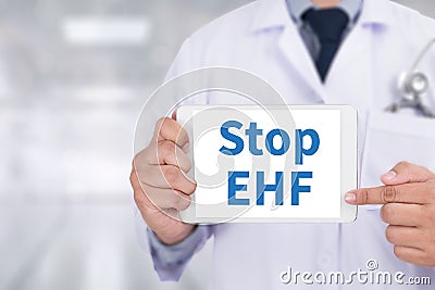 Stop EHF (Ebola hemorrhagic fever) Stop EHF (Ebola hemorrhagic f Stock Photo