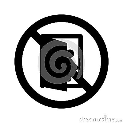 Stop Exit Isolated Vector icon which can easily modify or edit Vector Illustration