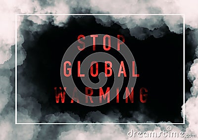 Global warming background Stock Photo