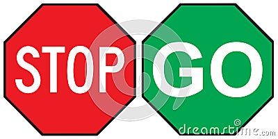 stop go sign stock photo image 13275630