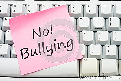 Stop internet bullying Stock Photo