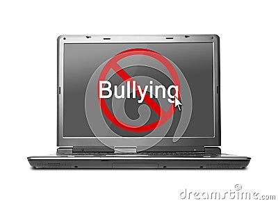 Stop internet bullying Stock Photo