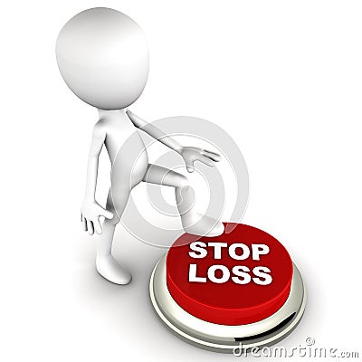 Stop loss Stock Photo