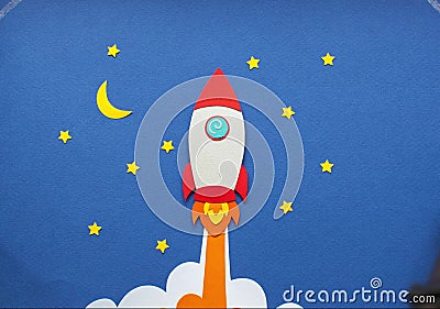 Stop Motion Paper Rocket, Spaceship. Stock Video - Video of design, moon: 179817707 Stop Motion Paper Rocket, Spaceship. Stock Video - Video of design, moon: 179817707