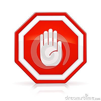 Stop Sign Vector Illustration