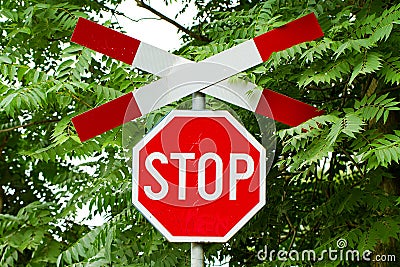 Stop sign Stock Photo