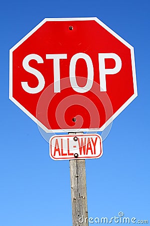 Stop Sign Stock Photo