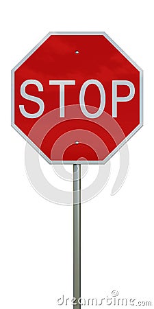 Stop sign Stock Photo