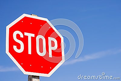 Stop Sign Stock Photo