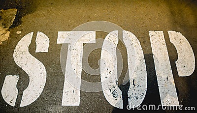 Stop sign Stock Photo