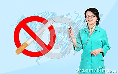 Stop smoking concept Stock Photo