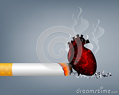 Stop smoking, World no tobacco day. Vector Illustration