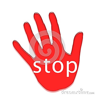 Stop symbol Stock Photo