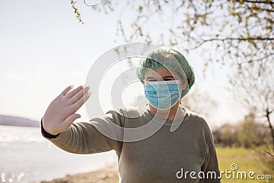 Stop the virus Stock Photo