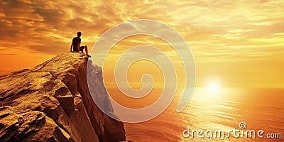 Stop waiting for exceptional things to just happen - Motivational concept poster Stock Photo