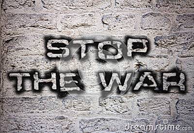 Stop the war Stock Photo