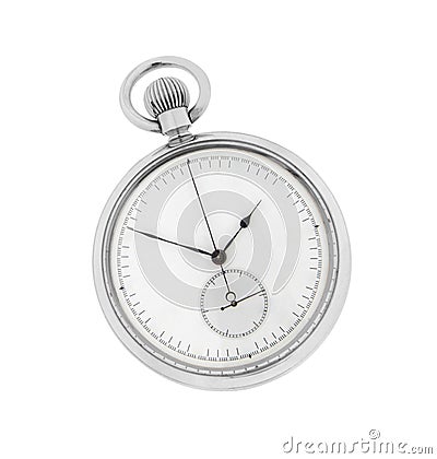 Stopwatch isolated on white Stock Photo