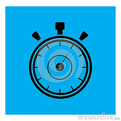 Stopwatch Vector Illustration