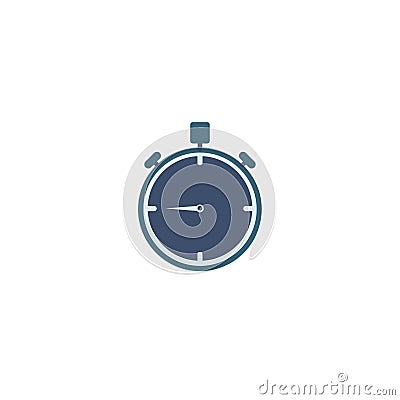 Stopwatch timer icon for website, vector illustration Vector Illustration