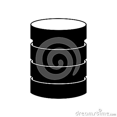 Storage database disks Vector Illustration
