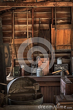 Storage Shed Stock Photo