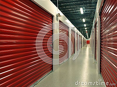 Storage Units Stock Photo