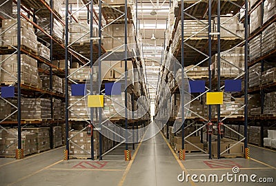 Storage warehouse Stock Photo