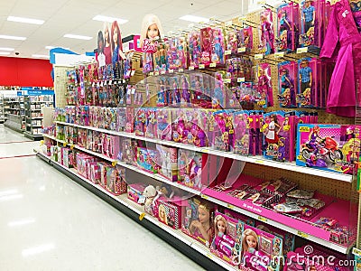 Store aisle Editorial Stock Photo