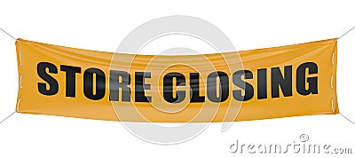 Store closing concept Stock Photo