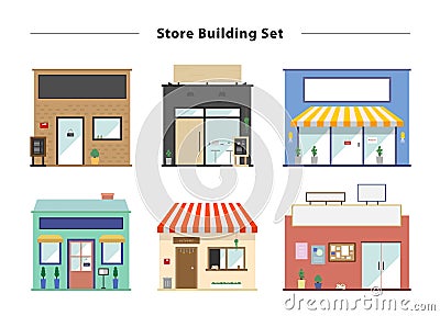 Store front Vector Illustration