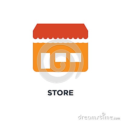 store icon. shopping concept symbol design, building storefront Vector Illustration