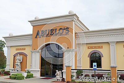 Abuelo's Mexican Food Embassy Restaurant Store front Editorial Stock Photo