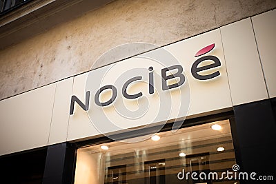 French perfume shop nocibÃ© Editorial Stock Photo